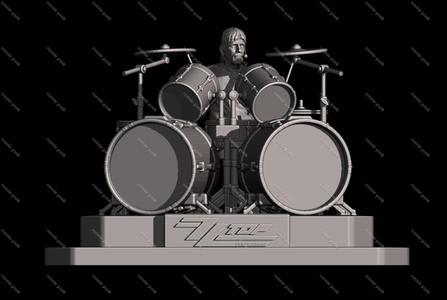 Frank Beard ZZ Top 3d printing