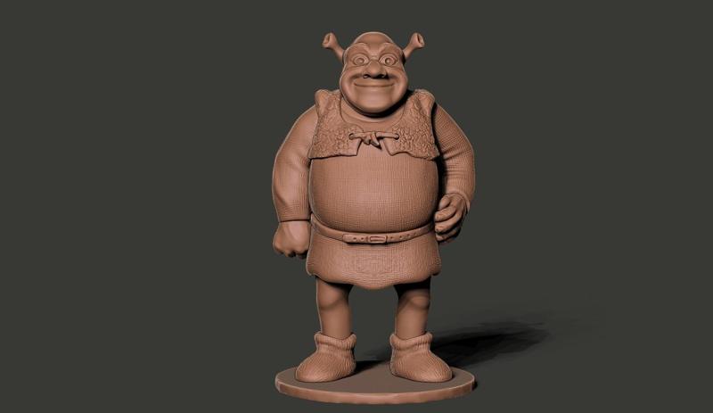 SHREK std mat 3D model 3D print model