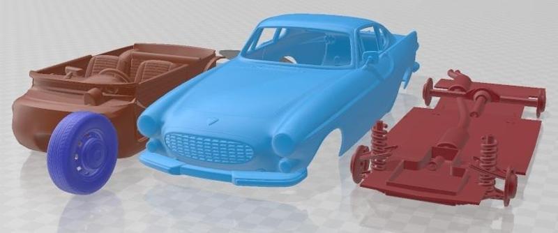 Volvo P1800 1972 Printable Car