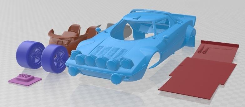 Lancia Stratos HF 1974 Printable Car