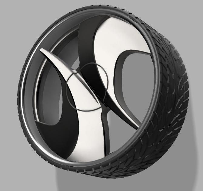1/25 26" Assasyn wheel+ Glitch Variant