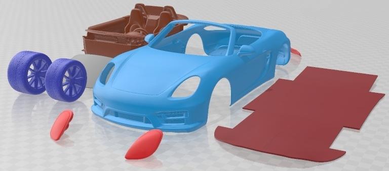 Porsche Boxster GTS 2015 Printable Car