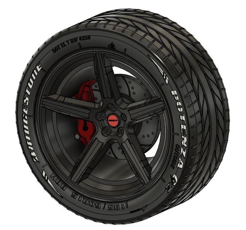 Dodge Challenger SRT wheels