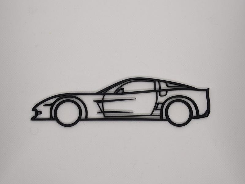 Chevrolet Corvette C6 wall decoration