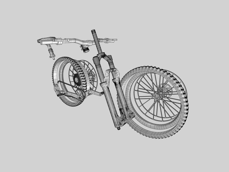 MTB ( MOUNTAIN BIKE ) ROCKSHOX BIKE STAND