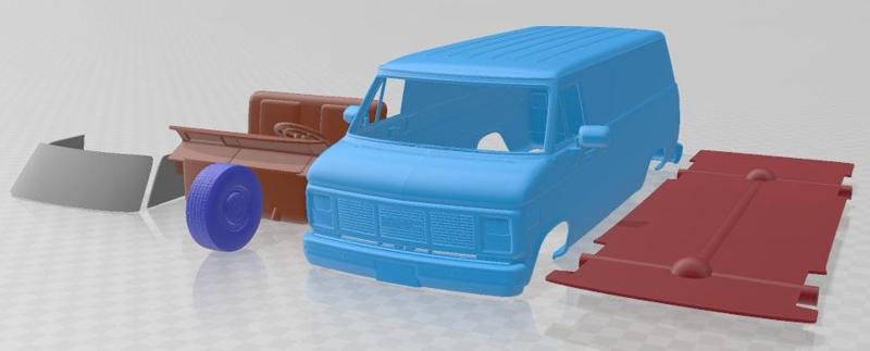 GMC Vandura 1983 Printable Van