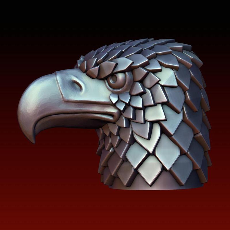 Eagle head stylized