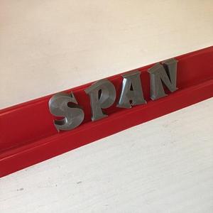 Test SNAP font  3d letters  free download