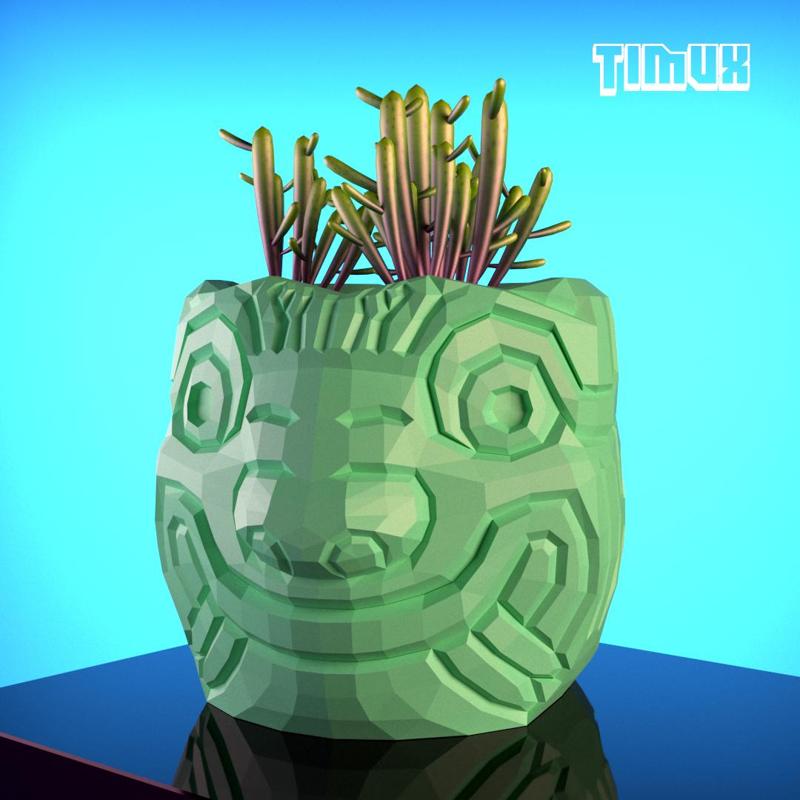 LOW POLY POT 1 - CHAVIN CULTURE
