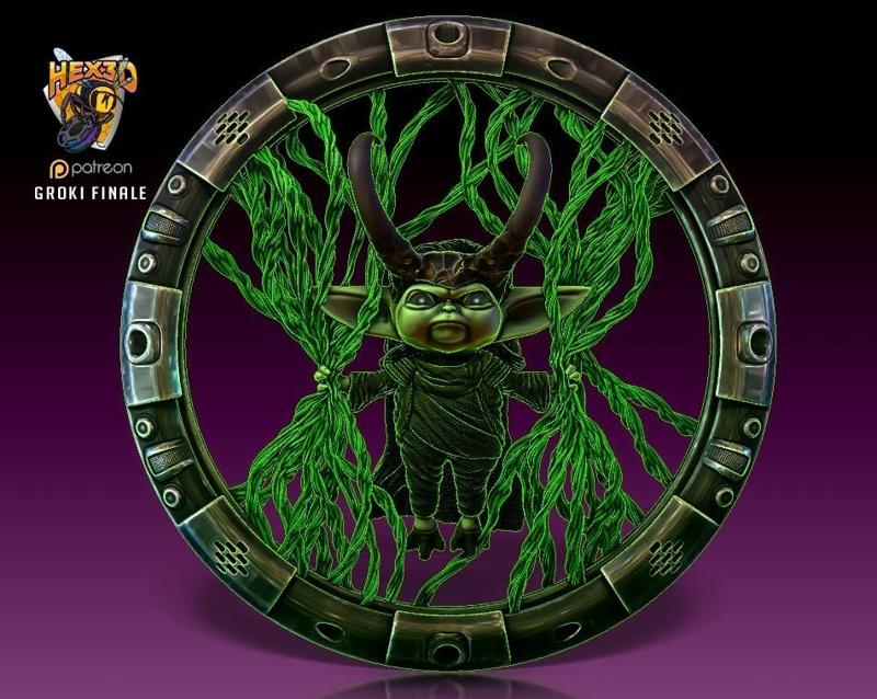 Grogu "Groki Series" Twin Pack - Loki