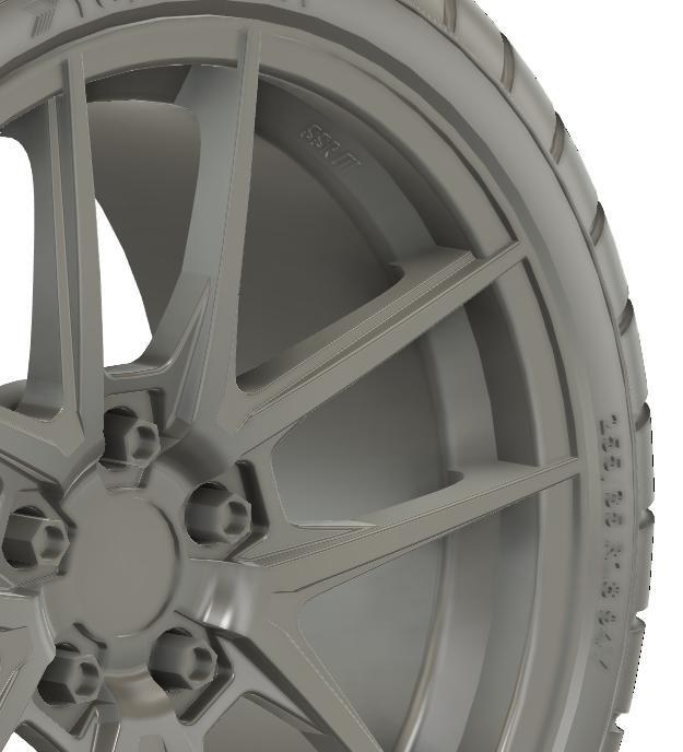 1/24 18x8.5 SSR Reiner Type 10 wheels Monoblock Limited Edition