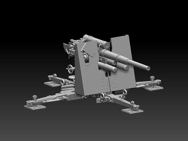 Flak 88 3D print mode