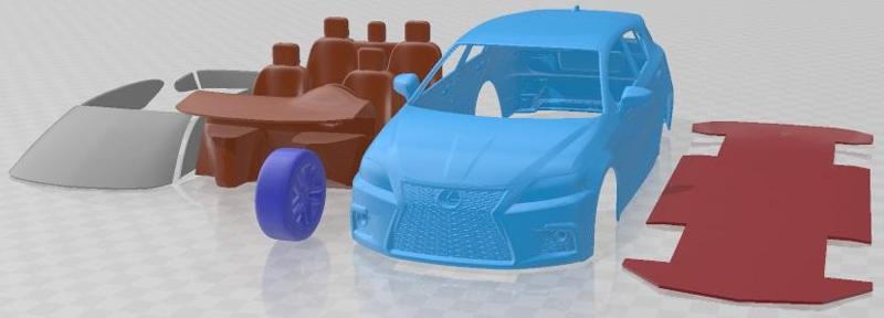 Lexus CT 200h 2020 Printable Car