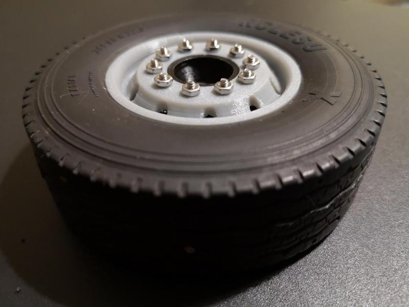 1/14 RC Tamiya truck super single rim V3