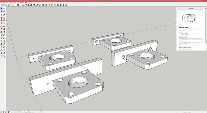 Flashforge Creator Uprated Motor Mount (Y-Axis)