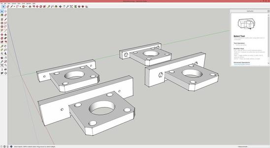 Flashforge Creator Uprated Motor Mount (Y-Axis)