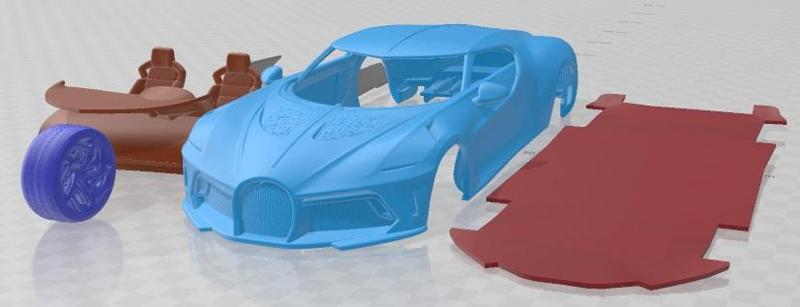 Bugatti La Voiture Noire 2019 Printable Car