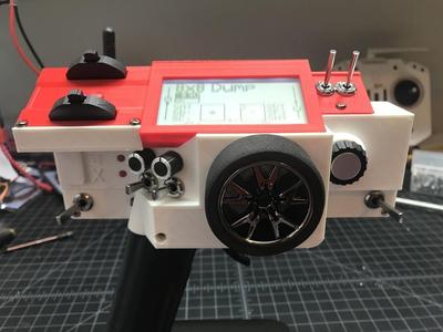 Taranis Pistola: A pistol grip RC controller with a Taranis QX7 inside!