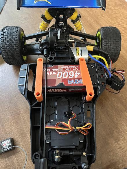 Tamiya Manta Ray df01 shorty battery adapter