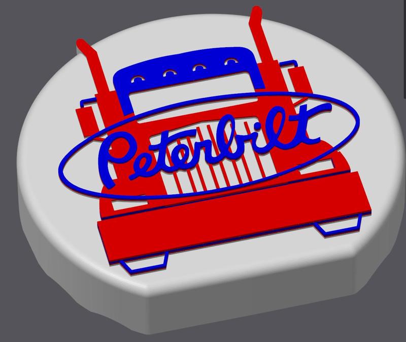 Tamiya 1/14 Fifth wheel cover PETERBILT