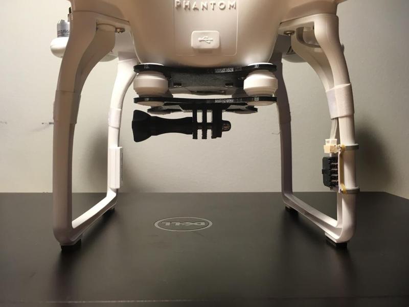DJI Phantom 2 Anti-Vibration GoPro Mount