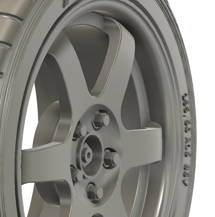 1/24 15x6 Rays TE37 (1st Gen) wheels