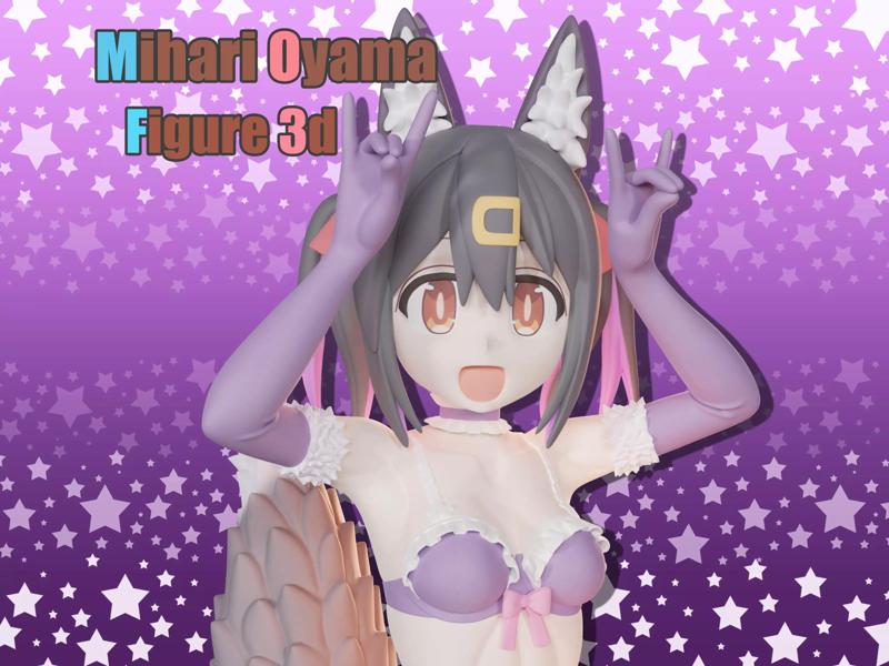 Mihari oyama figure 3d