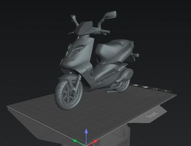 Aprilia Sr 50 low poly