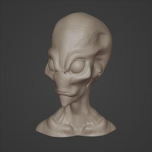 Alien bust