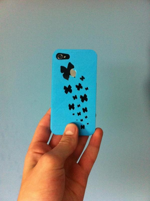 Kallima inachus butterfly iPhone 4/4s case (butterfly's flying away iPhone case)