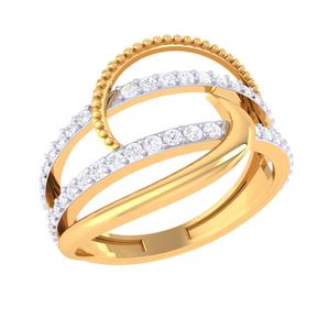 Printable 3D jewelry model of Lady diamond ring