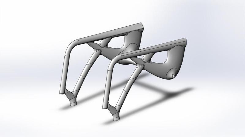 Wheelchair Frame for 3D printing process