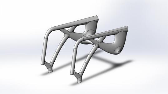 Wheelchair Frame for 3D printing process