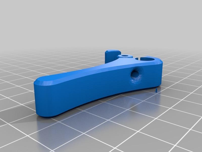 FlexiStruder mount plate 5mm prusa i3 frame