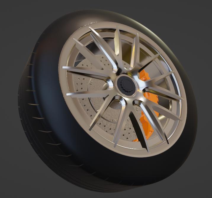 Porsche 911 GT2 RS wheel