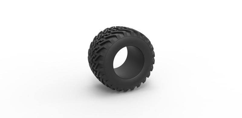 Diecast offroad tire 50 Scale 1:25