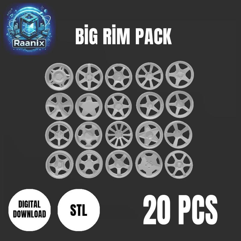 20 PCS HOT WHEELS RİM PACKS