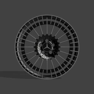 AMG H243 multi spoke rim