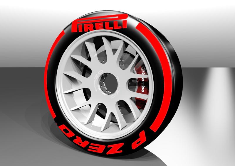 Detailed Sport Wheel for Model Cars - Realistic 3D Design
