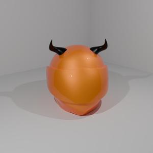 Horns for the motorcycle helmet