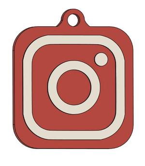 Instagram NFC keychain