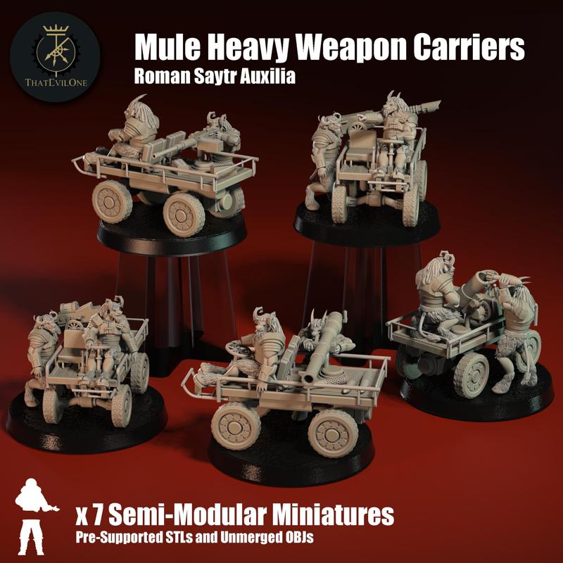 Roman Saytr Full-Horn Heavy Weapon Carrier - Presupported