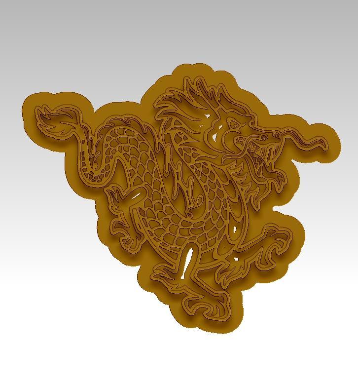 Lucky Dragon Cookie Cutter