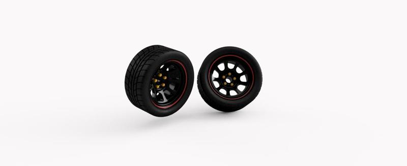 PROCOMP WHEEL FOR 1/24 - 1/25 MODEL KIT.