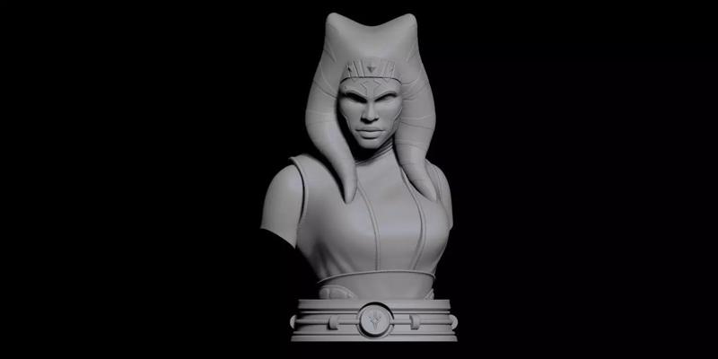Fanart Star Wars AHSOKA TANO - Bust