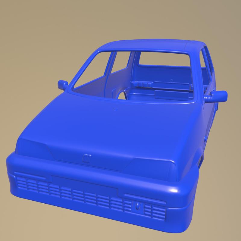 FIAT CINQUECENTO 1991 PRINTABLE CAR BODY