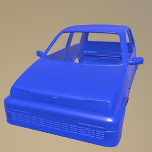 FIAT CINQUECENTO 1991 PRINTABLE CAR BODY