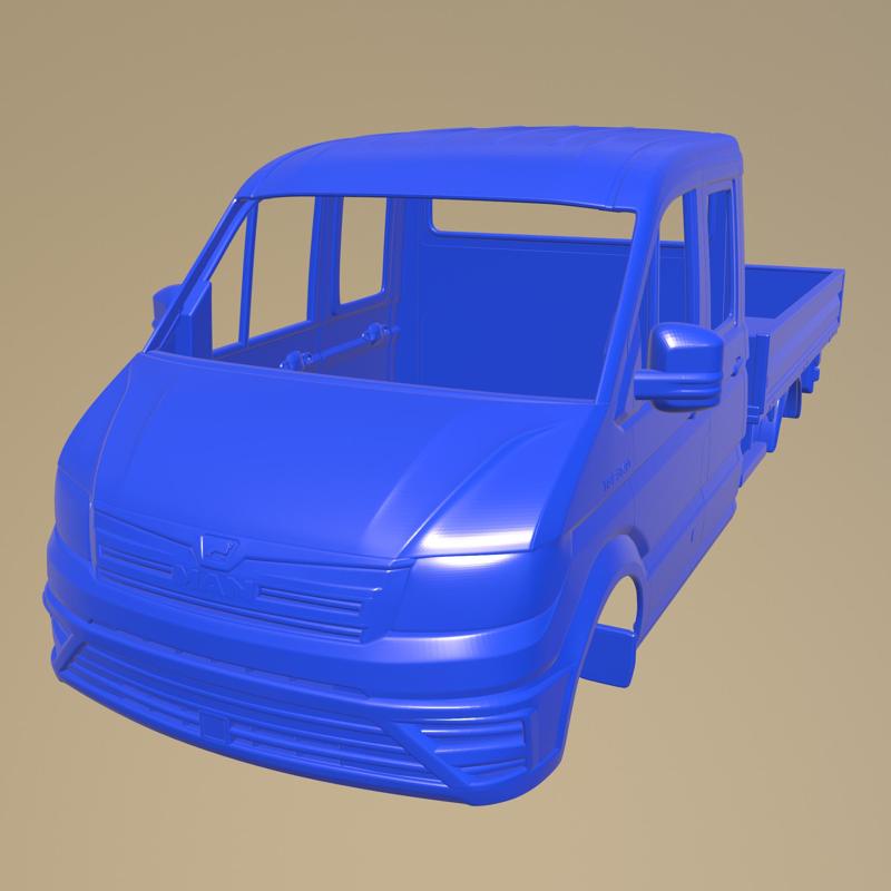 MAN TGE L1 2017 CREW CAB PLATFORM PRINTABLE TRUCK BODY