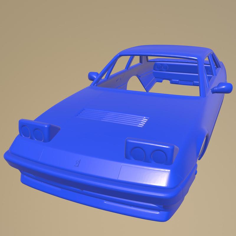 Ferrari 412 1985 Printable Car In Separate Parts