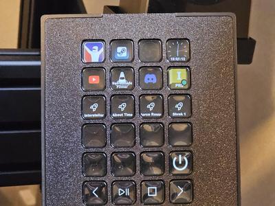 Stream Deck XL Flush Sim Rig Mount